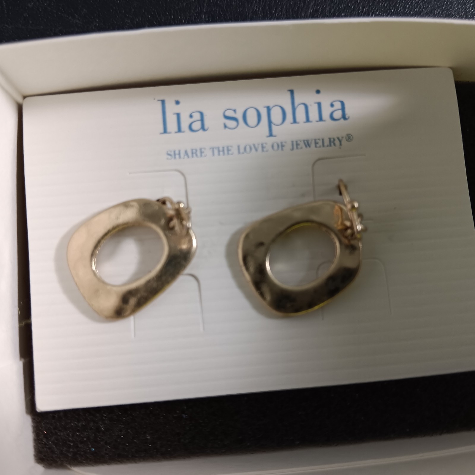 Lot Of 4 lia Sophia Jewelry Pieces (1 Choker, 1 Necklace, 2 Earrings)