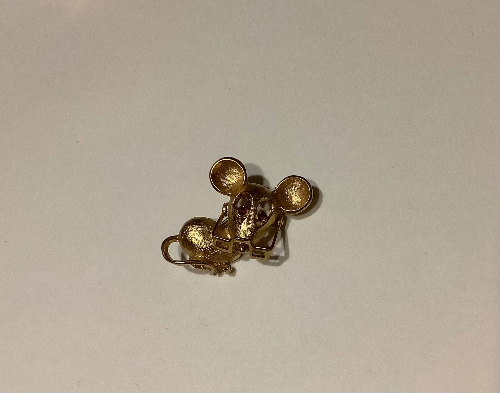 Vintage AVON Animal Lot of 3 Gold Tone Lapel Pin Mouse Frog Bunny Rabbit Brooch
