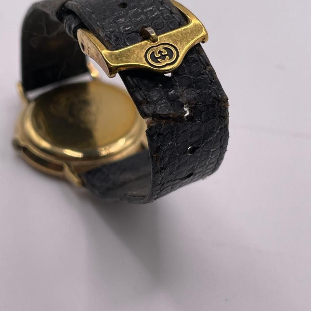 New battery replaced/working GUCCI watch 3000 Sherry Line Round