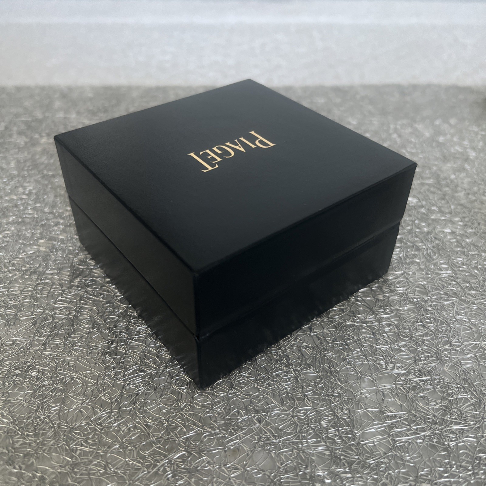AuthenticPiaget Black Presentation Box for Rings 3.5″x3.5″x2″