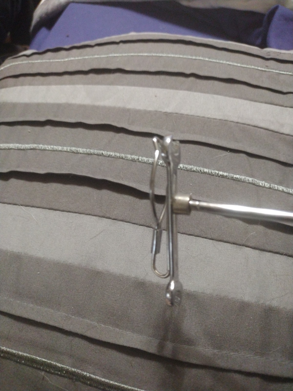 Bonney Tools Wrench Tie Bar Clasp Necktie Clip 2-1/2 Inches Long Vintage