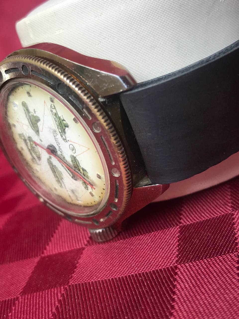 Rare Vostok Komandirskie Tank Evolution Dial Soviet Military Watch Working