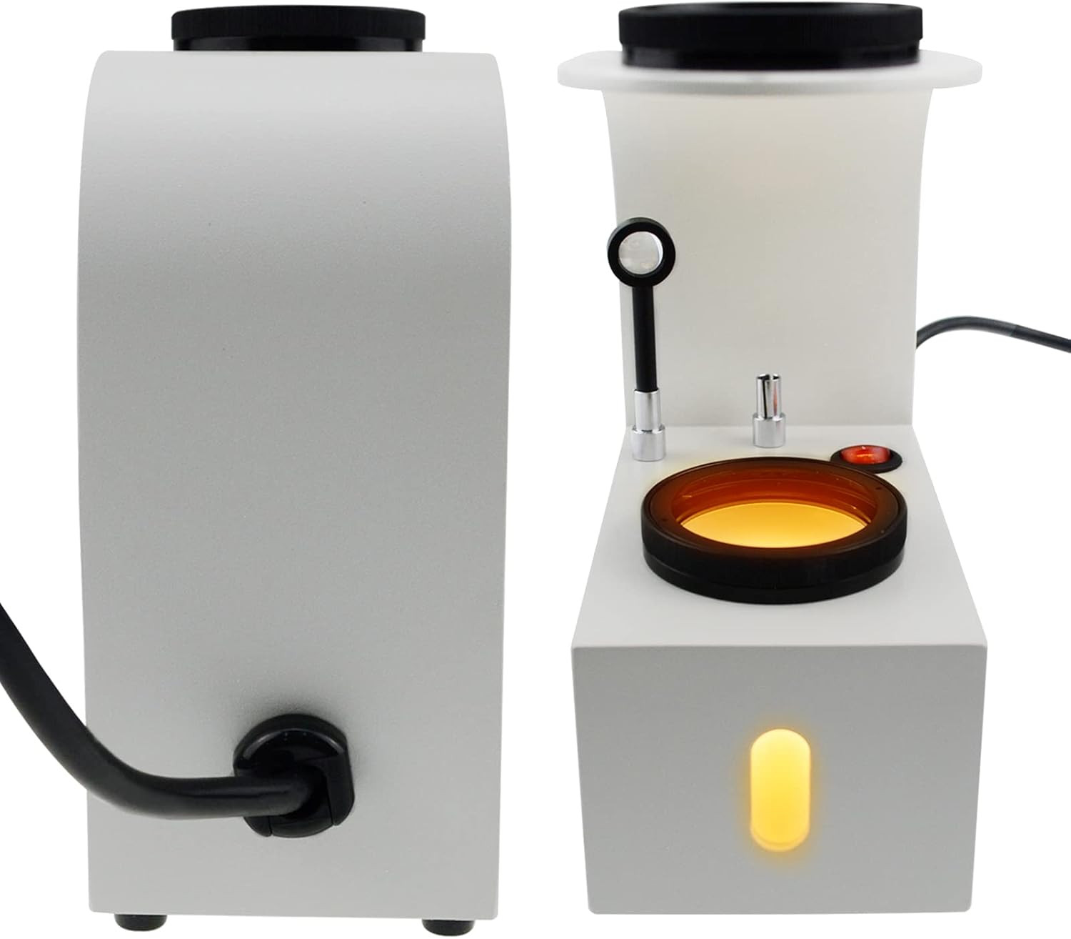 Polariscope LED Light with Glass Rotatable Filters, Jewelry Polarizer Tester Mag