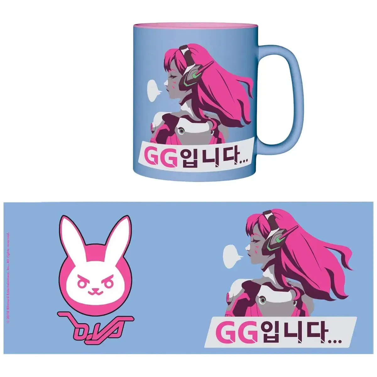 Overwatch – D.VA Mug (Ceramic, 16 oz.) – ABYstyle