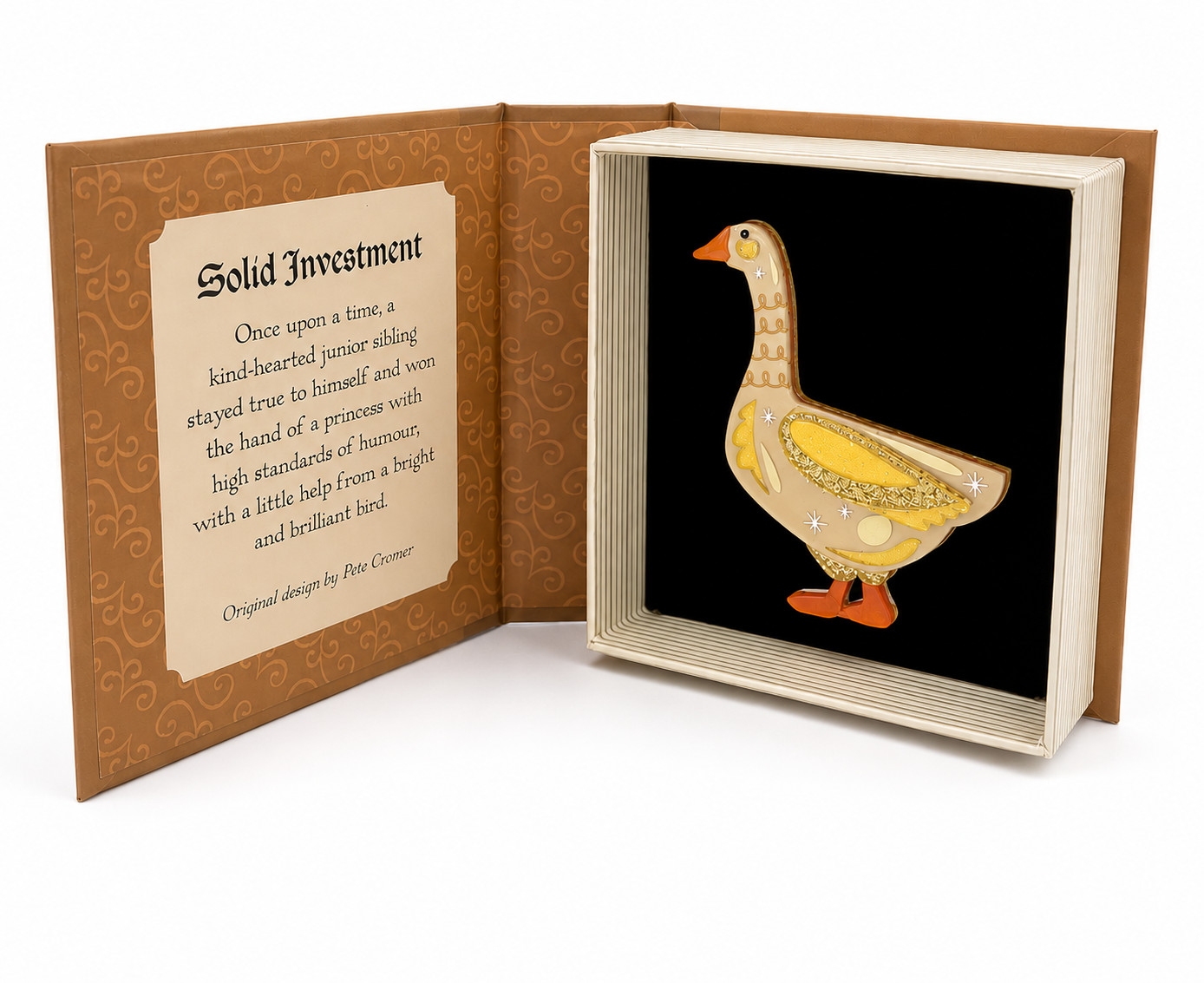 Erstwilder Solid Investment brooch Pete Cromer Fairy Tales