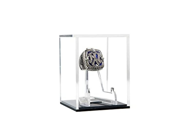 Championship Ring Display Case Baseball Rings Clear 2.7 × 2.7× 3.5 inches