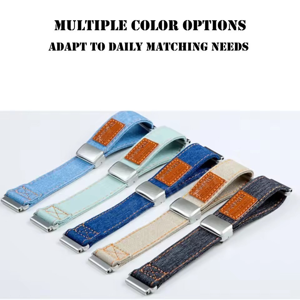 Magnetic Nylon Watch Band Strap for Amazfit GTS GTR 4 3 2 2e Mini 42/47mm