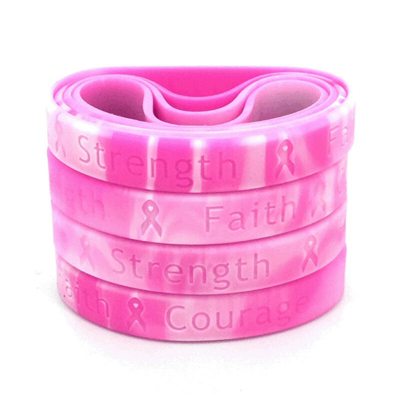 50Pcs Custom Silicone Wristbands Personalize Rubber Bracelets Gifts Motivation