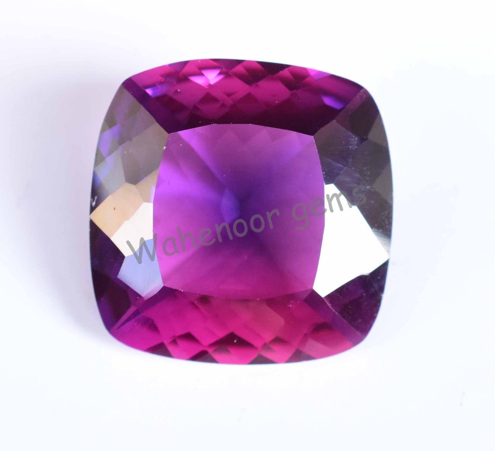 Natural 19.35 Ct Boysenberry Sapphire Certified Fabulous Cushion Loose Gemstone