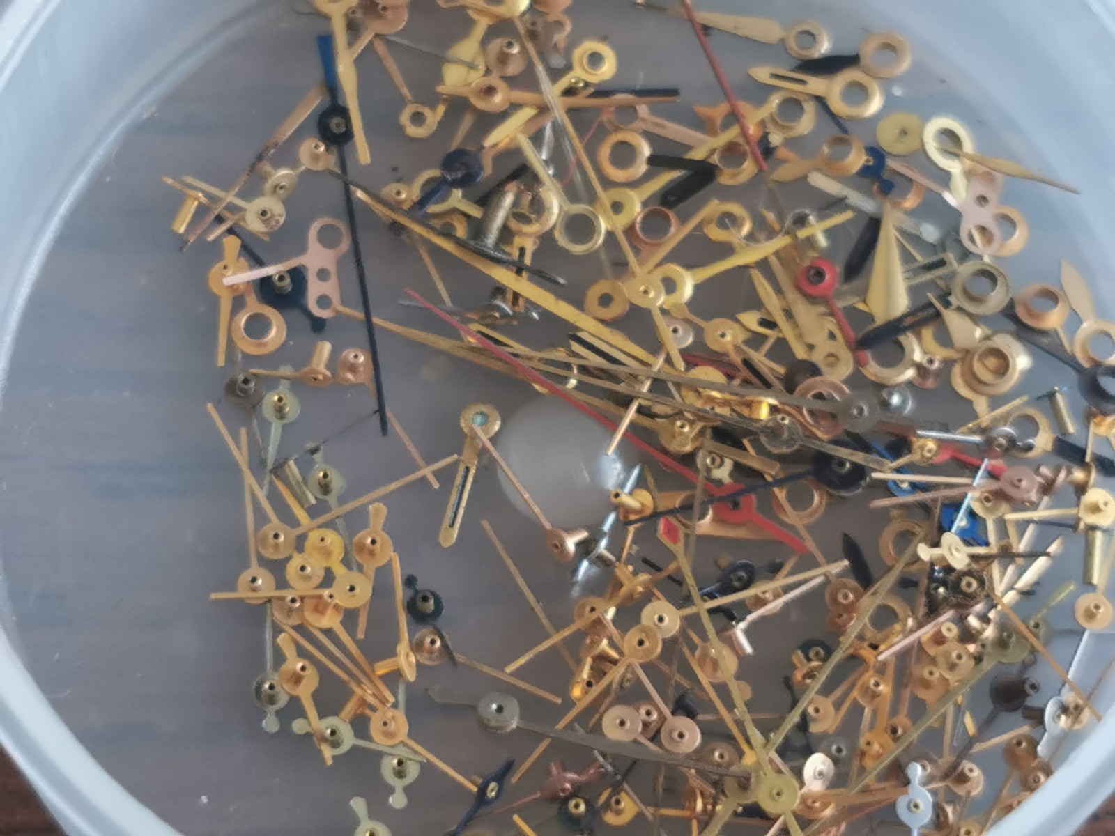 Watch Hands, Mostly Sub-Second Hands, Gilt, Watchmaker Parts #T318