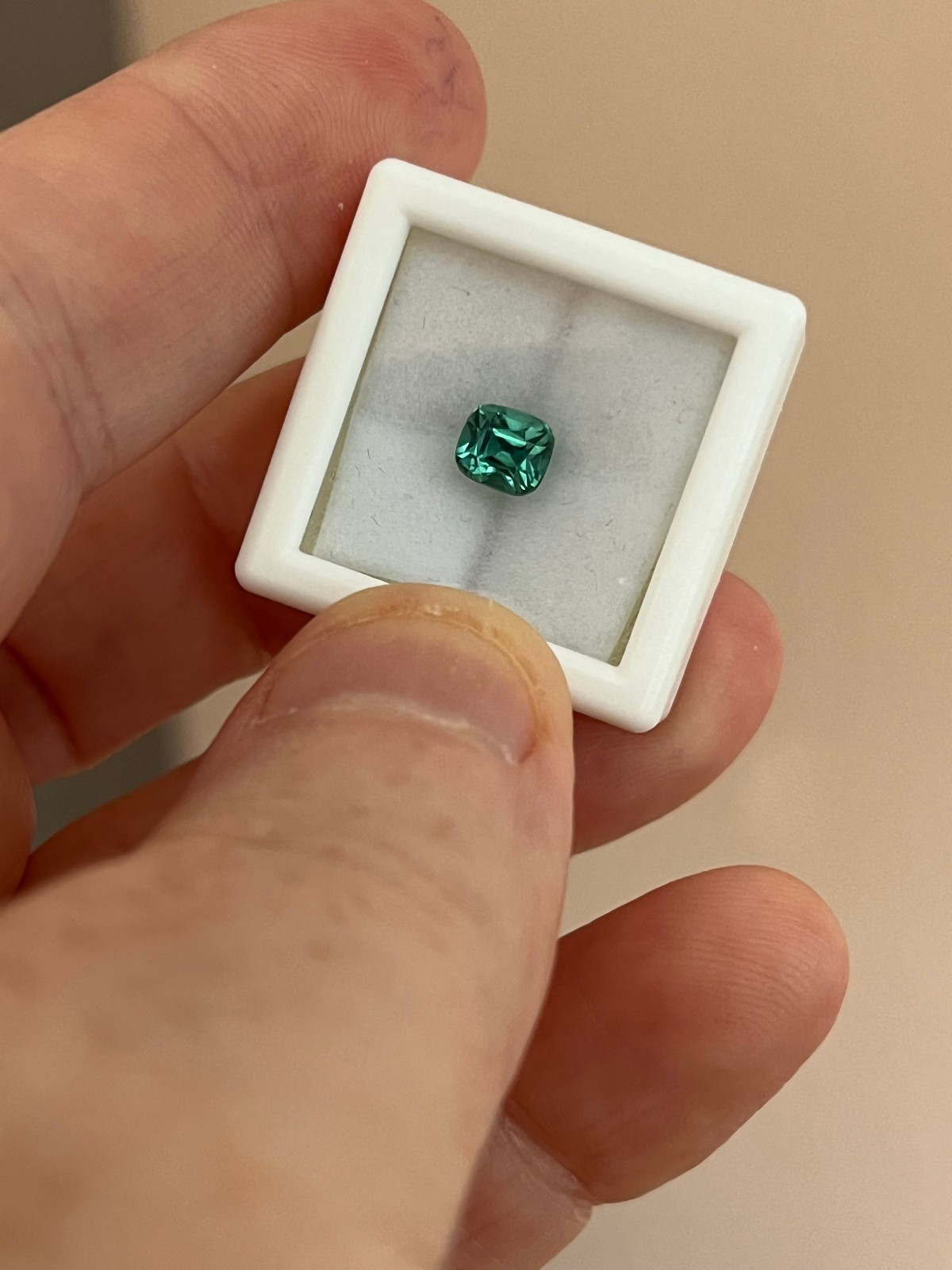 1.10ct INDICOLITE TOURMALINE. EXTREMELY HIGH GRADE READY FOR HIGH END SETTING