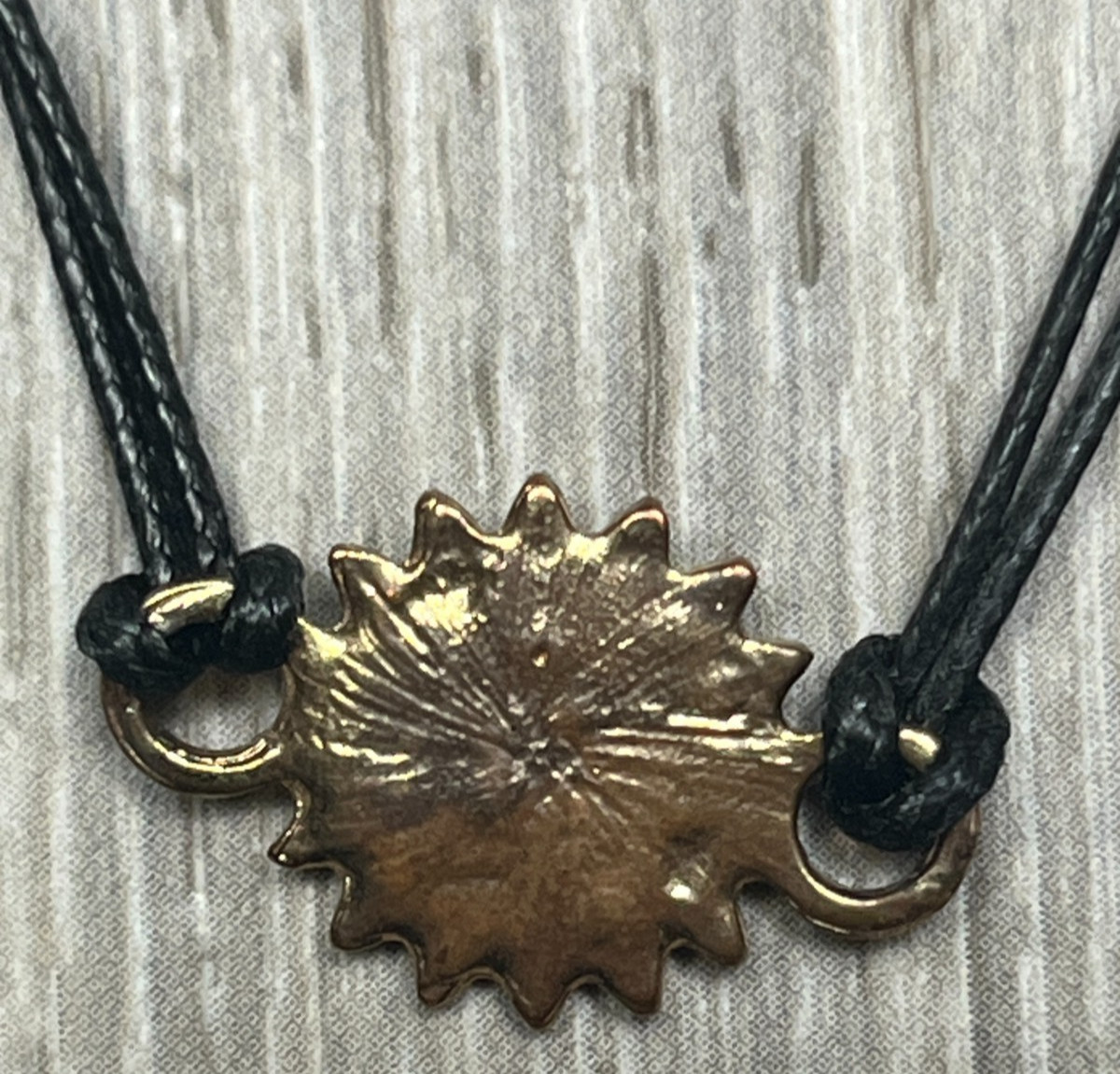 Floral Charm Bracelet Enamel Yellow Sunflower Boho Beads Adjustable Lightweight