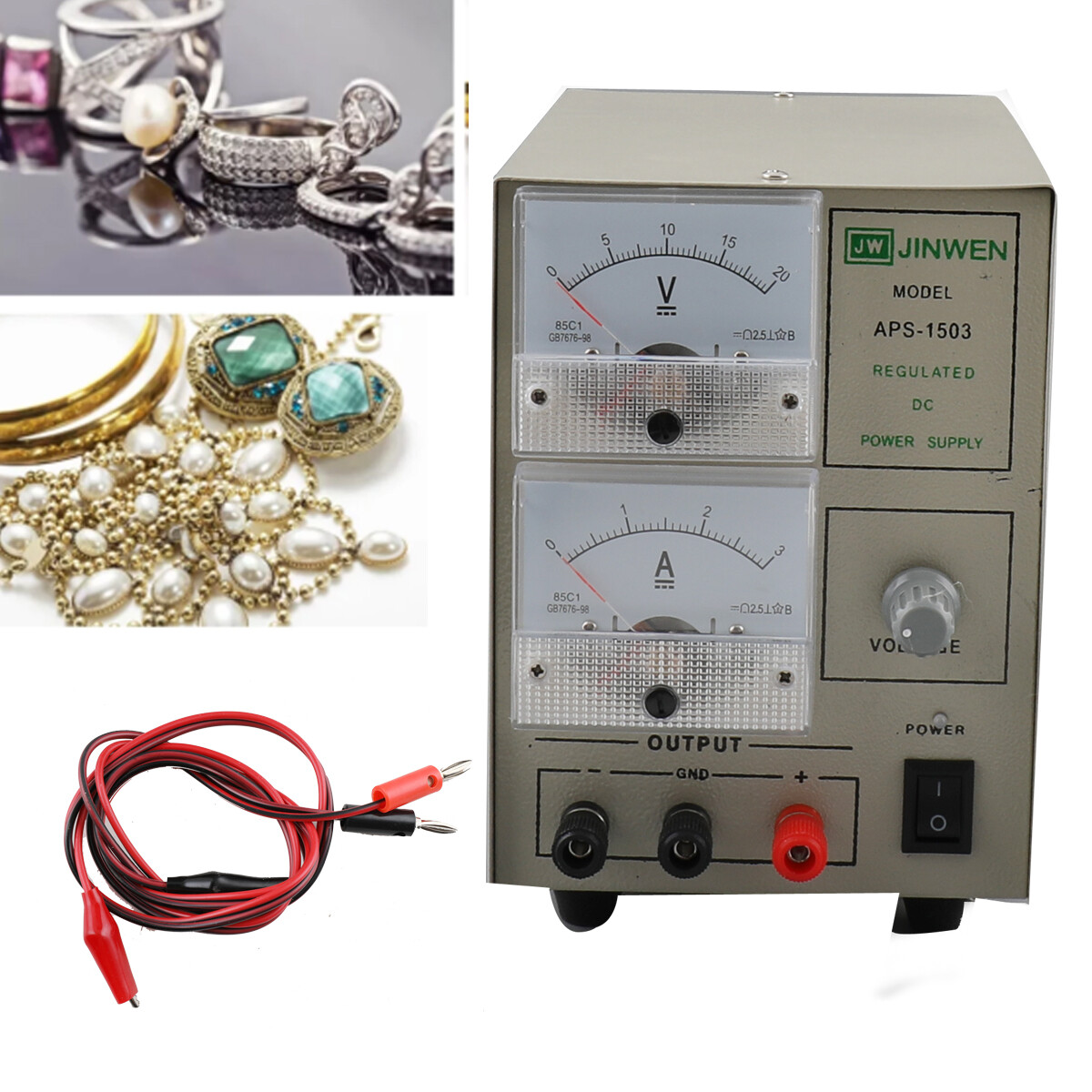 Gold Silver Plating Machine Electroplating kit Plater Jewelry Processing Tool