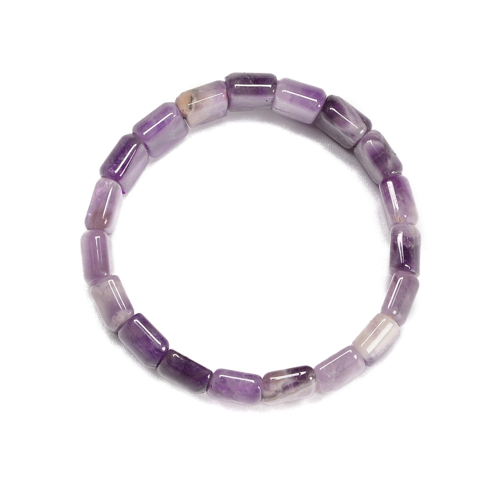 Amethyst Double Drill Bracelet Size Approx 11x15mm Length 8″