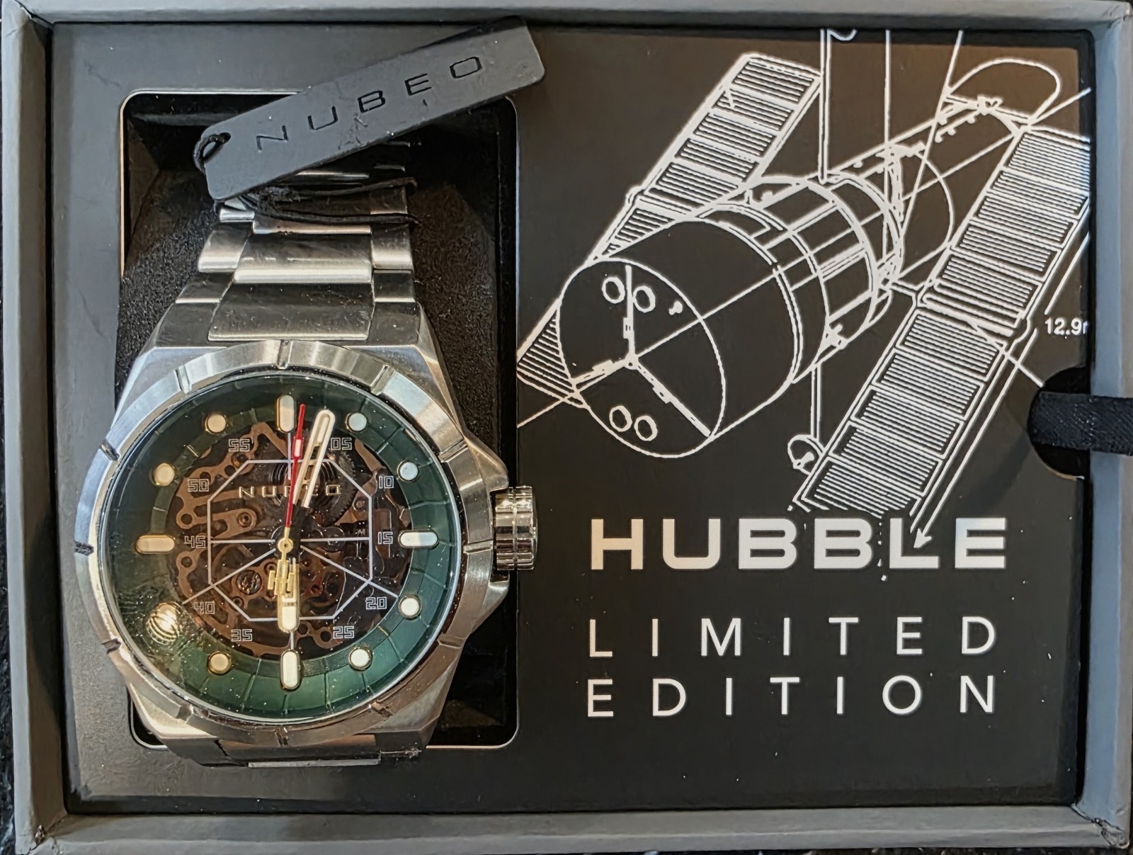 Nubeo Hubble Limited Edition Automatic Skeleton Watch 201/380