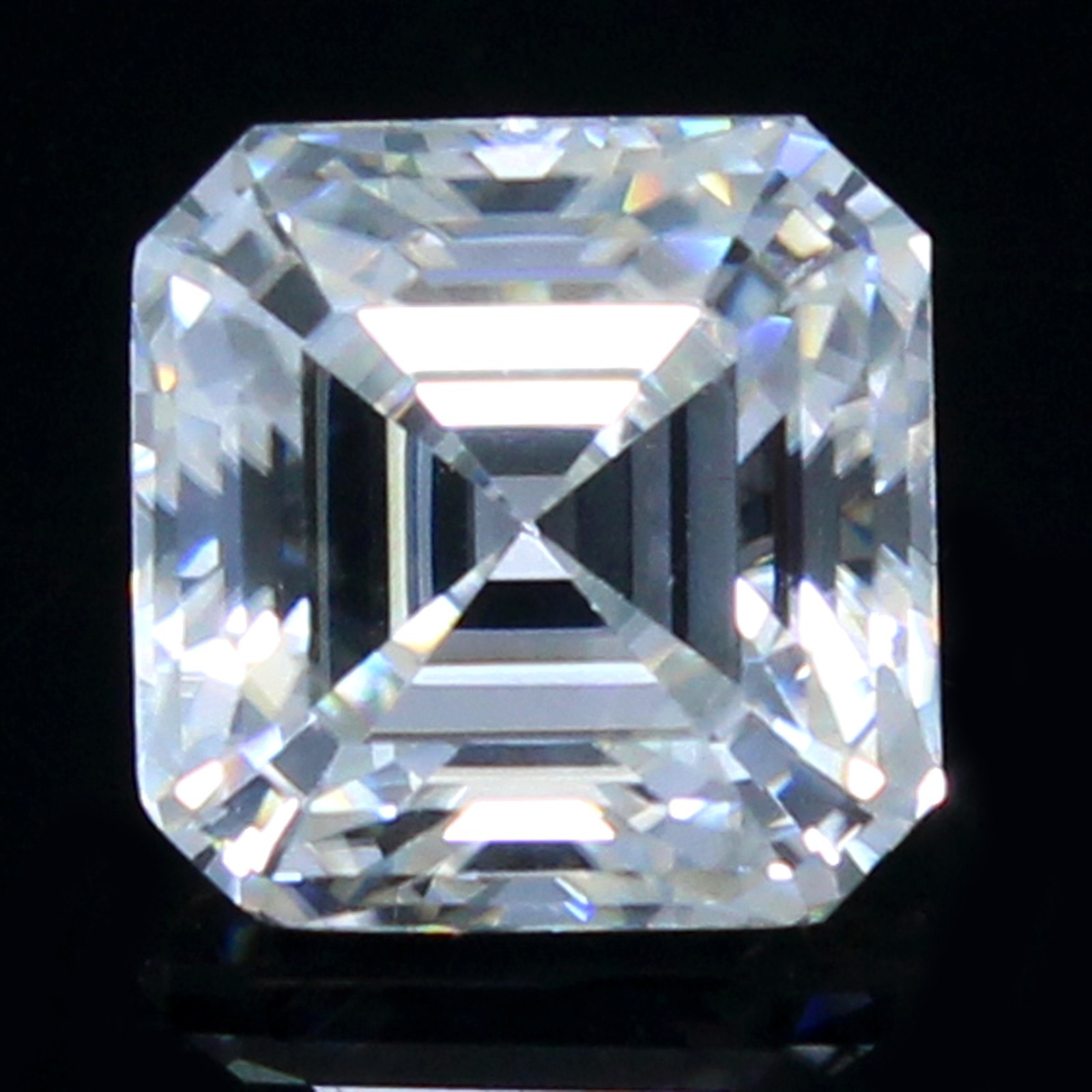 Natural 1.9 Ct Certified D Color VVS1 Excellent 7.00 MM Asscher White Diamond