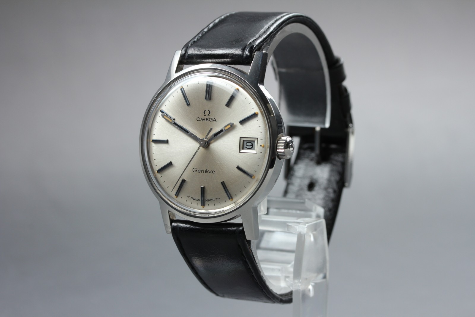 [Near MINT / Box] OMEGA Geneve Cal.613 Manual Winding Date Men’s From JAPAN