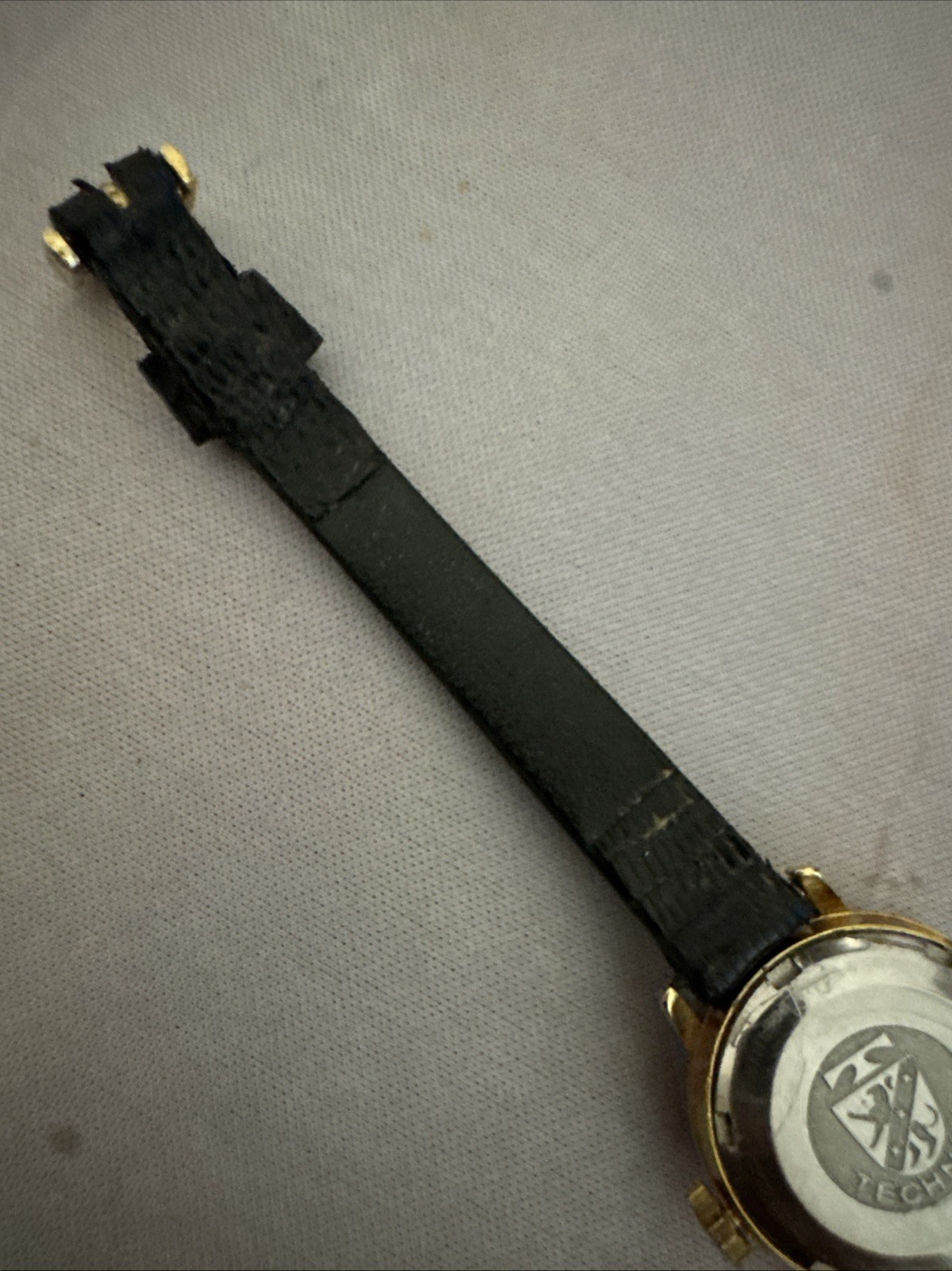 Vintage 1960s Technos Fair Lady Automatic Swiss Watch 19mm Date Window Running