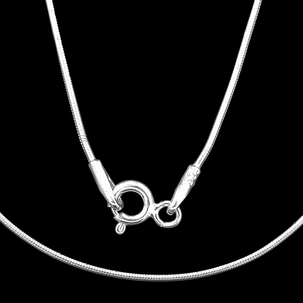 18 inch Snake Chain 925 Sterling Silver Jewelry 6114