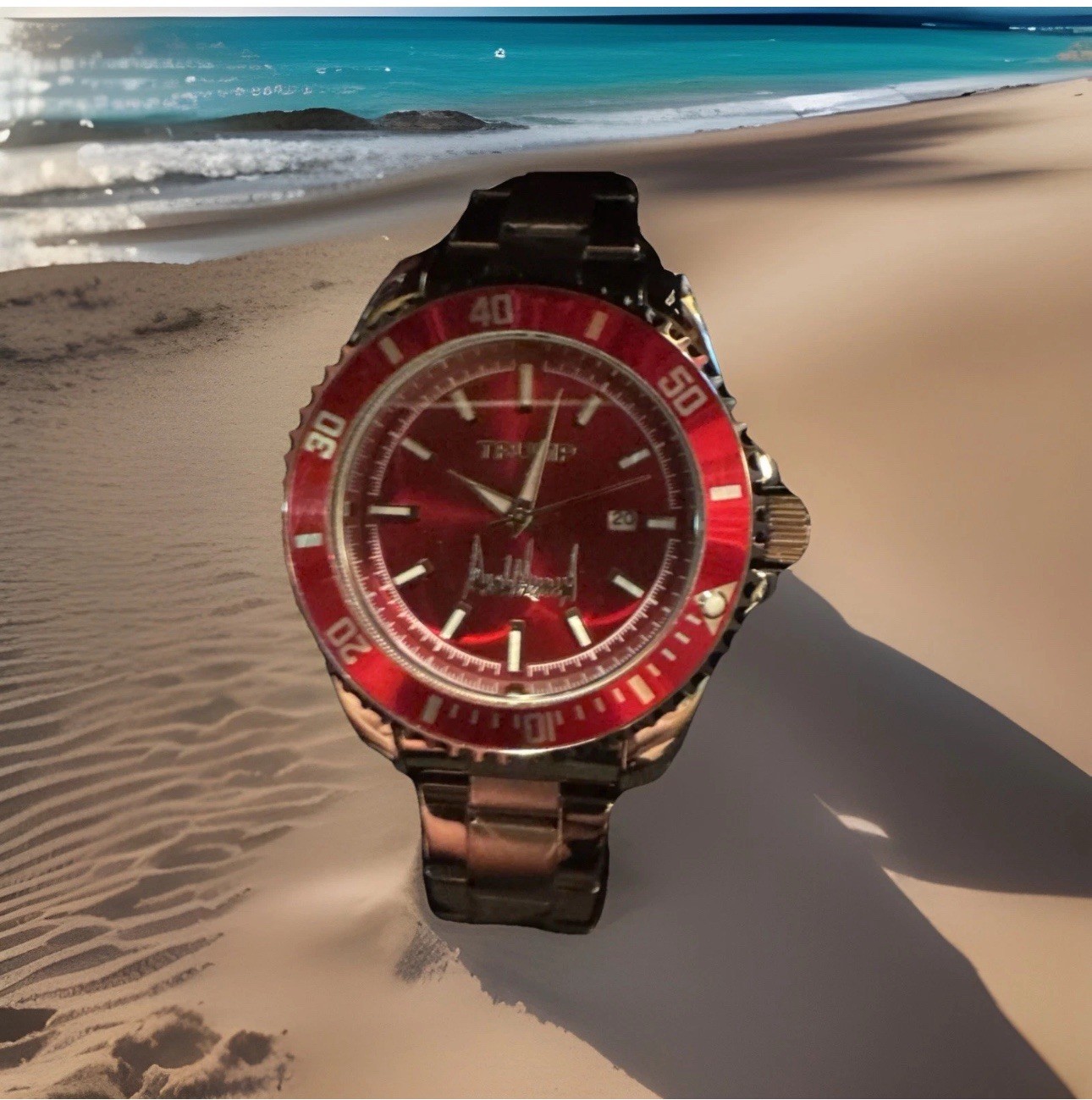TRUMP VICTORY – Fight Fight Fight – RED BEAUTY – COMMEMORATIVE WATCH