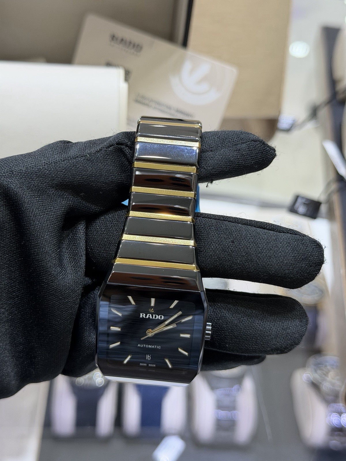 New Rado Anatom Automatic Black Dial Ceramic & Unisex Watch R10200152