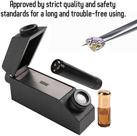 Diamond Tester, Jewelry Refractometer RHG181 1.30-1.81 | Portable Gem Tester for