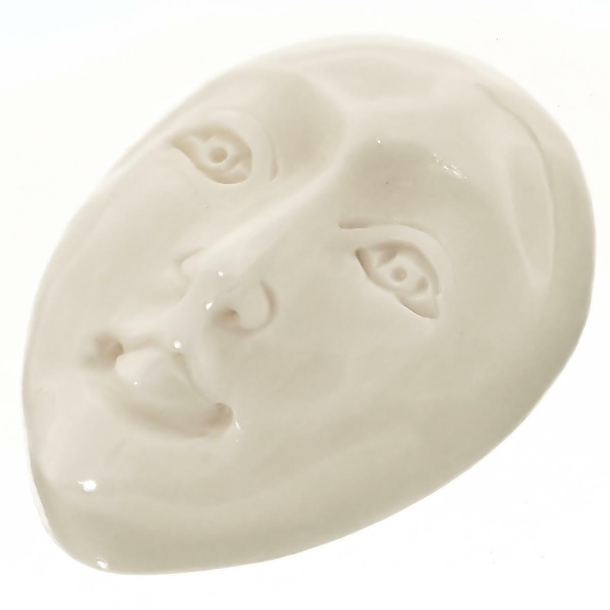 1″ 25mm 1-5-10Pcs Lot Open Eye Goddess Face Bison Bone Cab Bead Cabochon