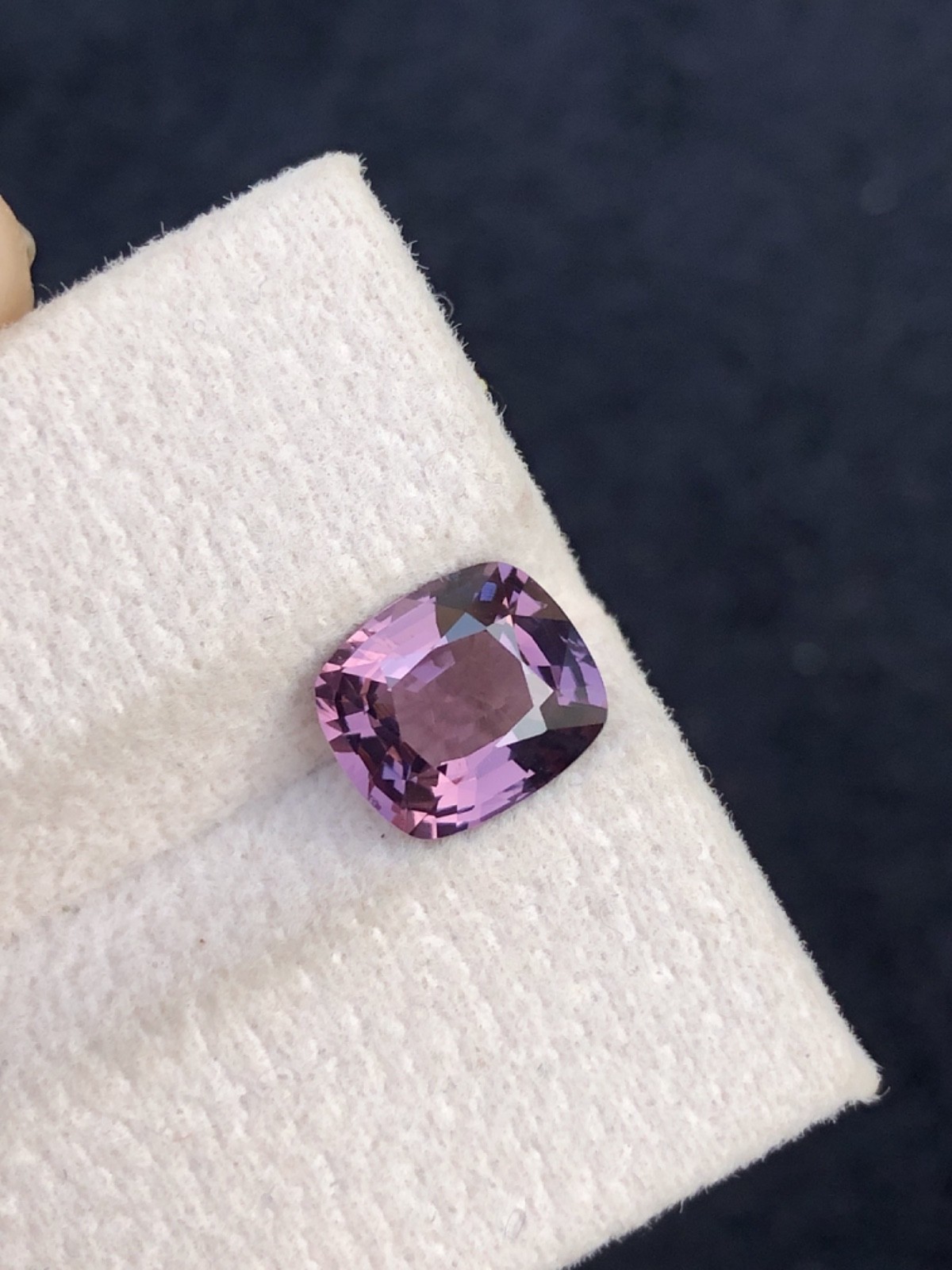 Natural Burmese Spinel 2.13 Ct Cushion Cut Purplish Pink Untreated Loose Gem