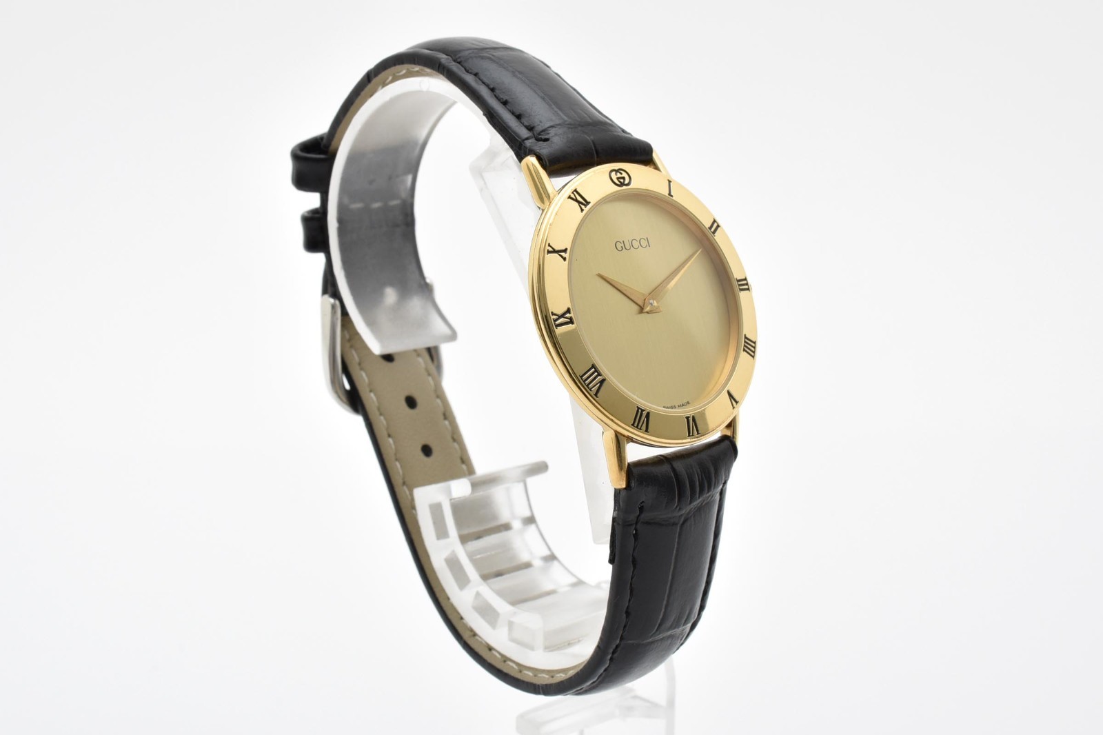 [Near Mint] GUCCI 3000.2.M 34mm Quartz Vintage Gold Plated Men’s Watch