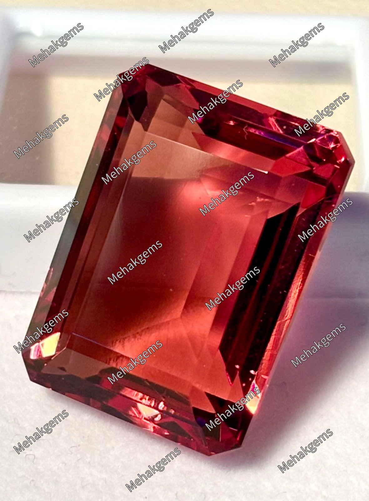 75 Carat Zultanite Gemstone, Emerald Cut Color Changing Diaspore, Statement