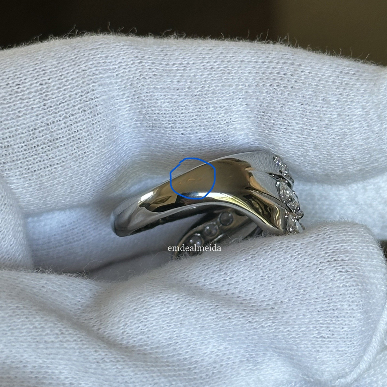 Swarovski Crystal Vienna Collection Swan Ring Ruthenium Plated 55 (US 7) 5709285