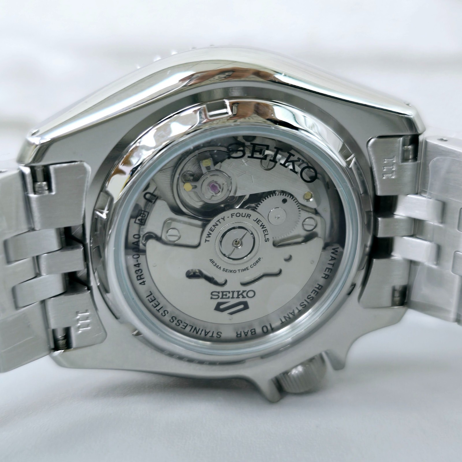 Seiko 5 Sports GMT SSK035K1 Sprite Green Dial 42.5mm New Full Set Men’s Watch