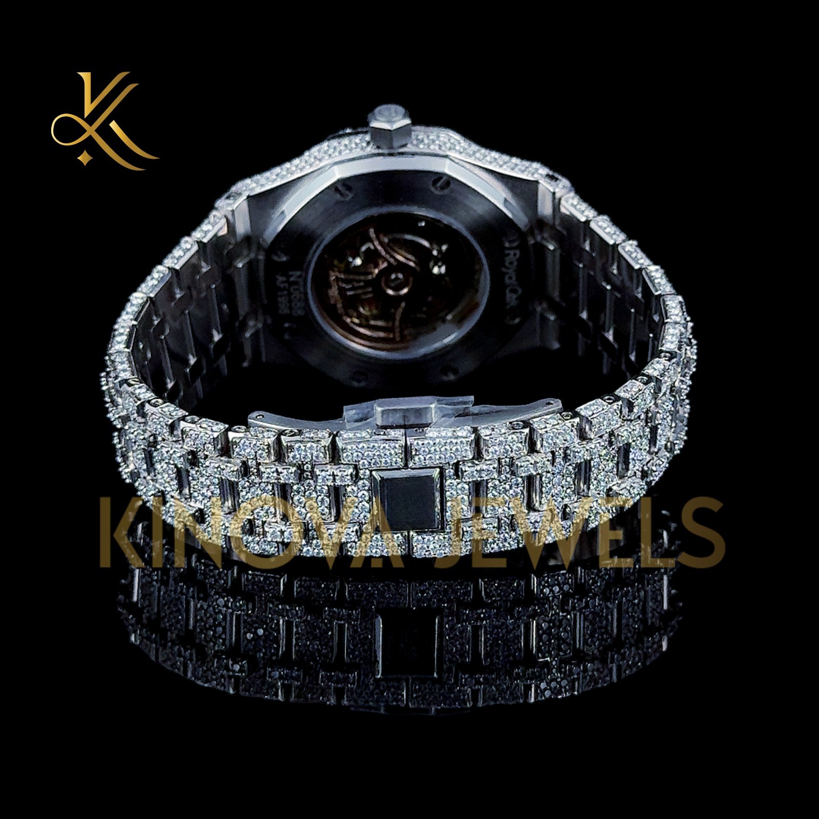 VVS1 Moissanite Diamond Iced Out Luxury Watch Bling Hip Hop