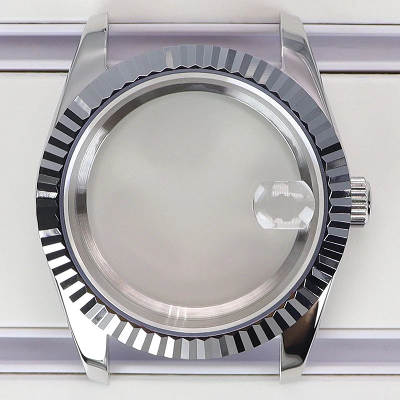 36/39mm Watch Cases Set Sapphire Glass For NH35 NH36 NH34 NH70 8215 Datejust