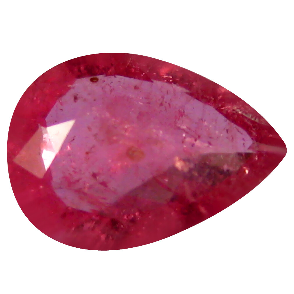 0.57 ct AAA Stunning Pear Shape (7 x 5 mm) Red Sapphire Natural Gemstone