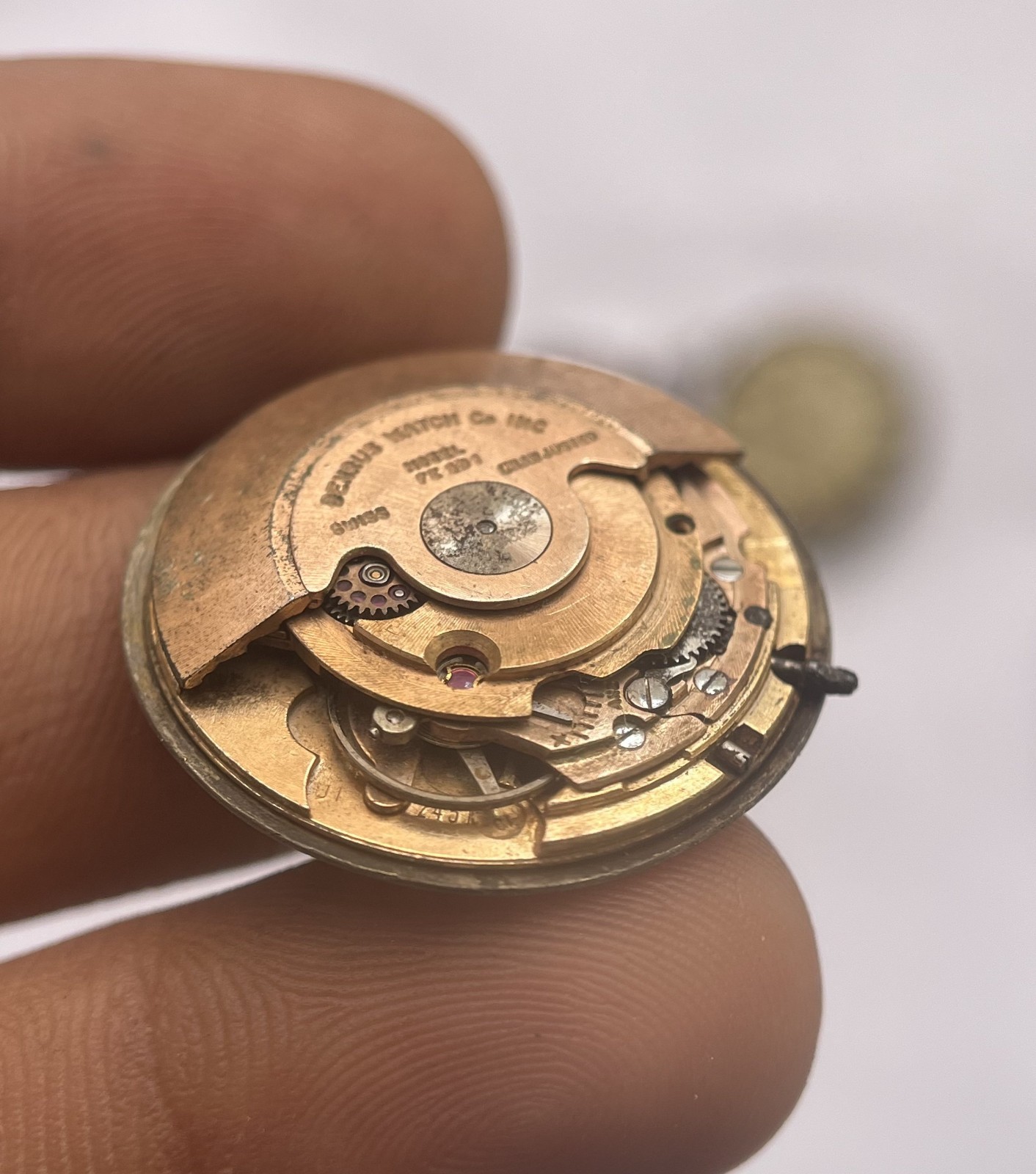 VTG Swiss ETA Movement Lot 1113 2472 2879 2451 Benrus Atlantic Camy For Parts