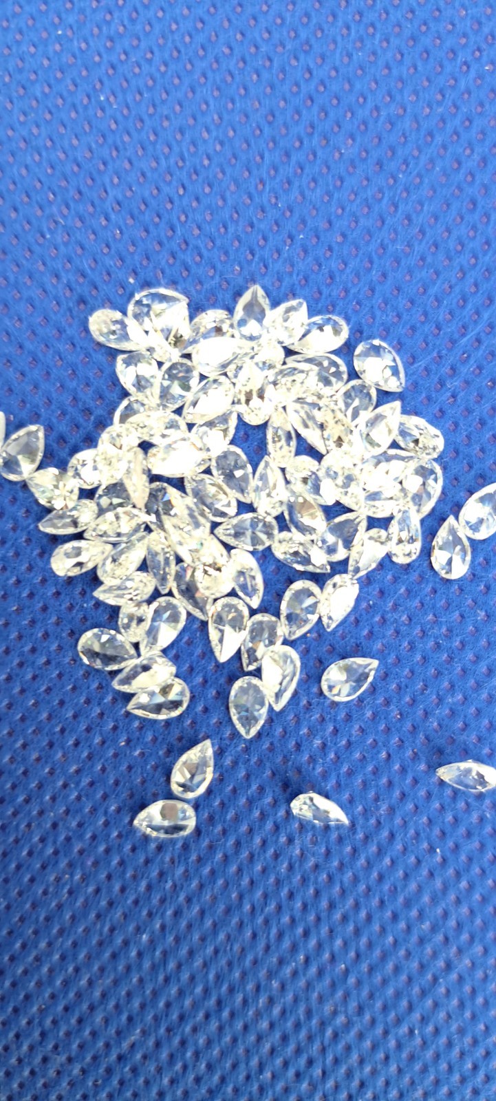 10 Pieces 5x3mm Pear Shaped CZ Cubic Zirconia Loose Stones