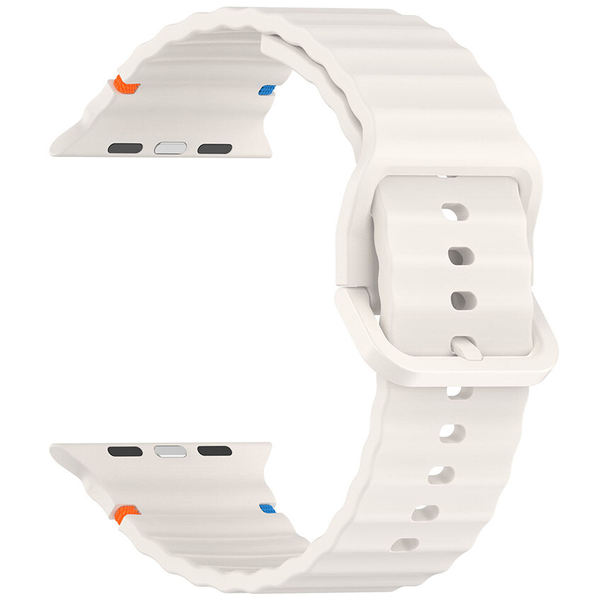 Silicone Watch Strap 42mm 44mm 45mm 49mm For iPhone Watch 1/2/3/4/5/6/7/SE/Ultra