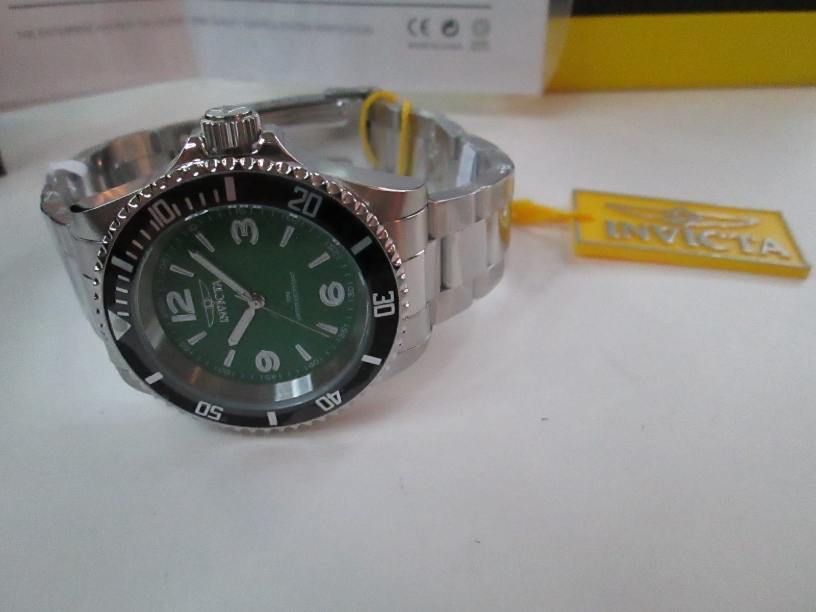 Invicta Specialty Men’s Watch 40mm-Steel 49346 Diver Style Green Face S/S NIB
