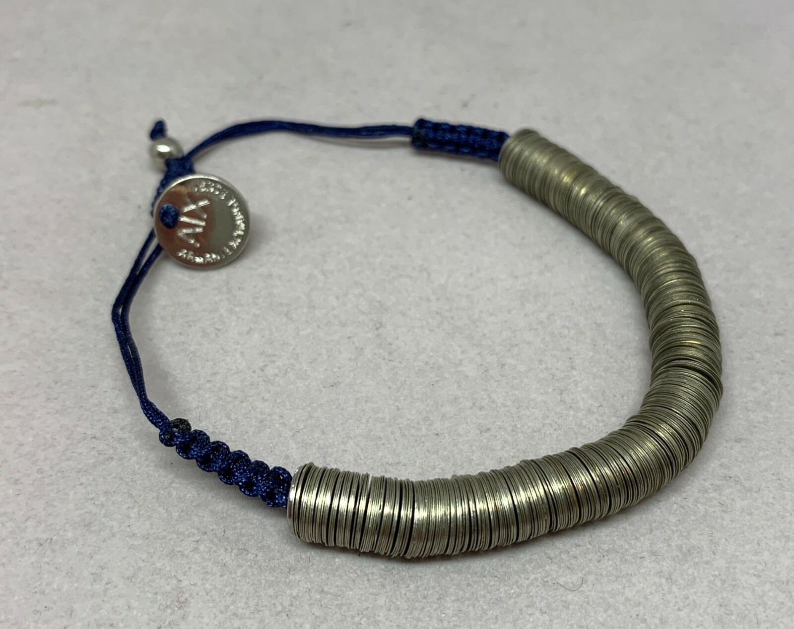 ARMANI EXCHANGE Metal Multi Coin Discs Rings Adjustable Bracelet Necklace Set