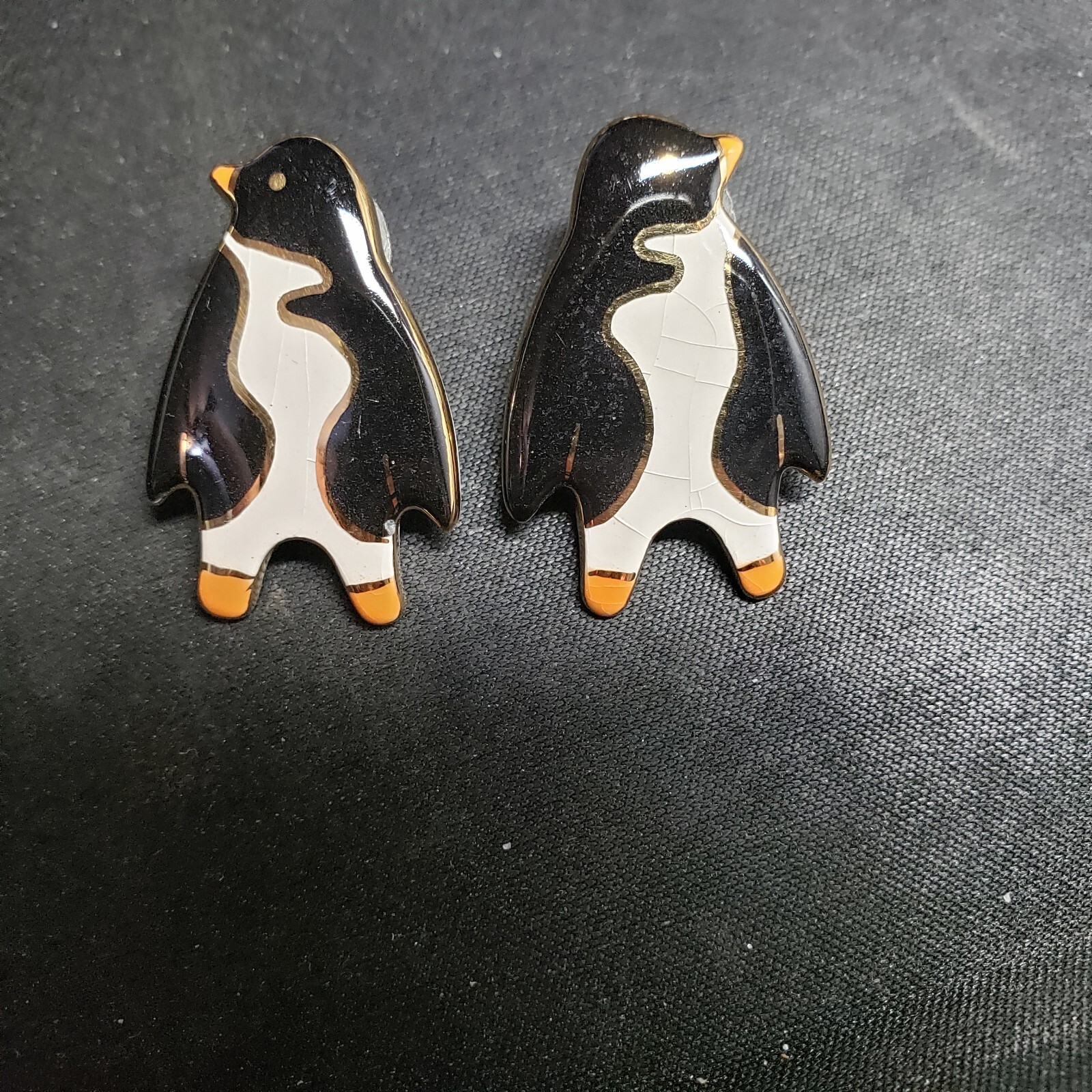 Penguin Ceramic Enamel Pin Brooch Jewelry Valentine Gift