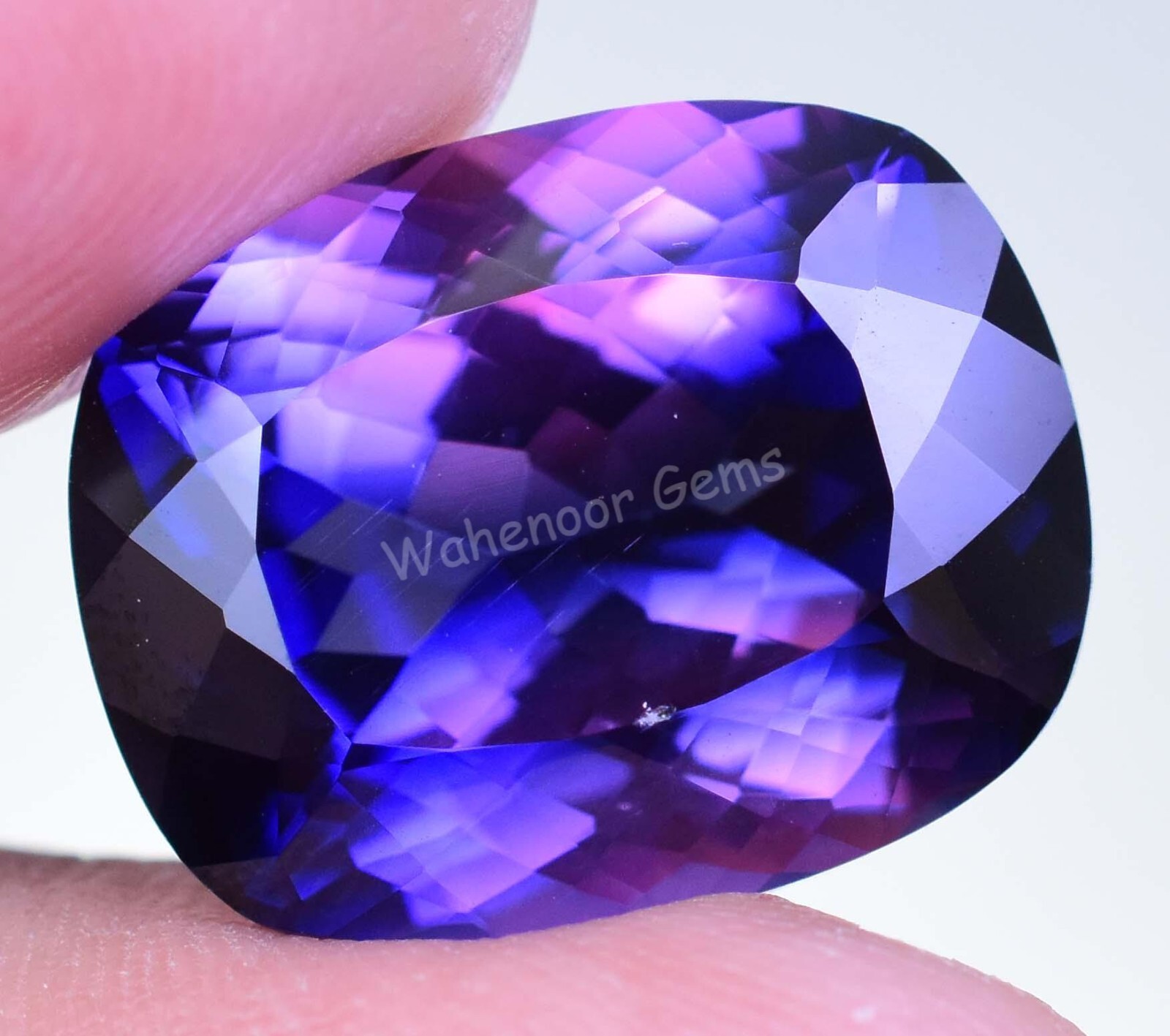 Natural 18.60 Ct Boysenberry Sapphire AGL Certified Fabulous Loose Gemstone