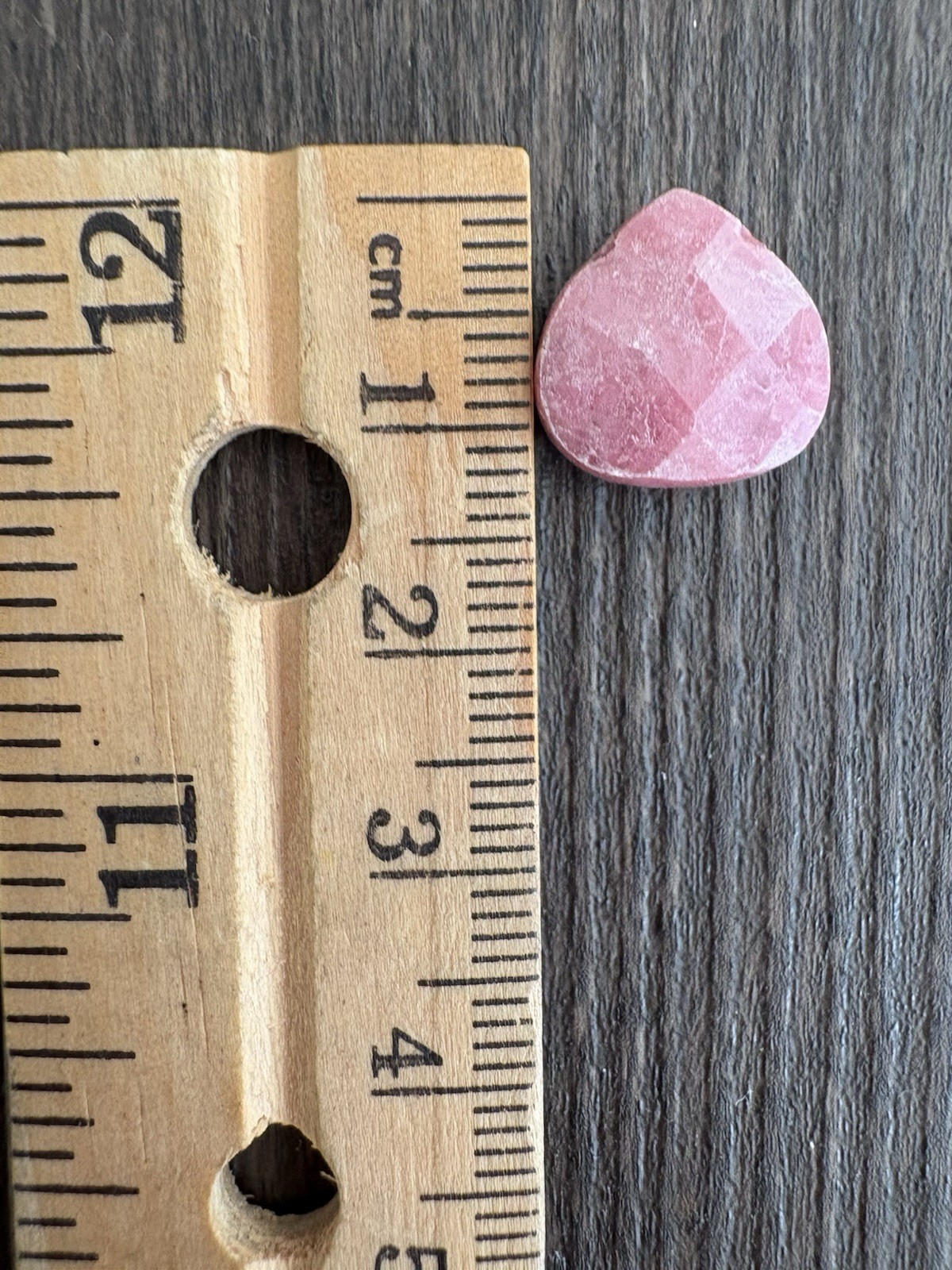 LOT Of Mixed Rhodonite Faceted Heartshape Roundelle Pink Stones Beads Read Info