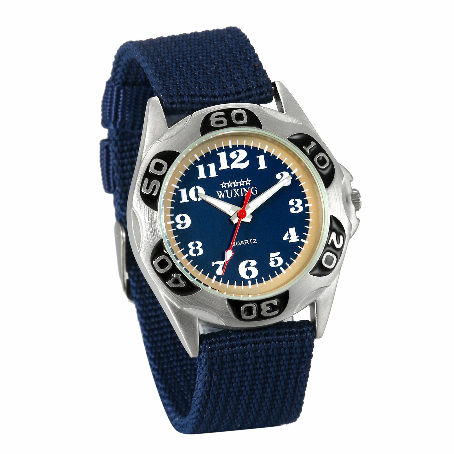 Military Army Sports Ultra Thin Nylon Canvas Strap Quartz Analog Wrist Watches