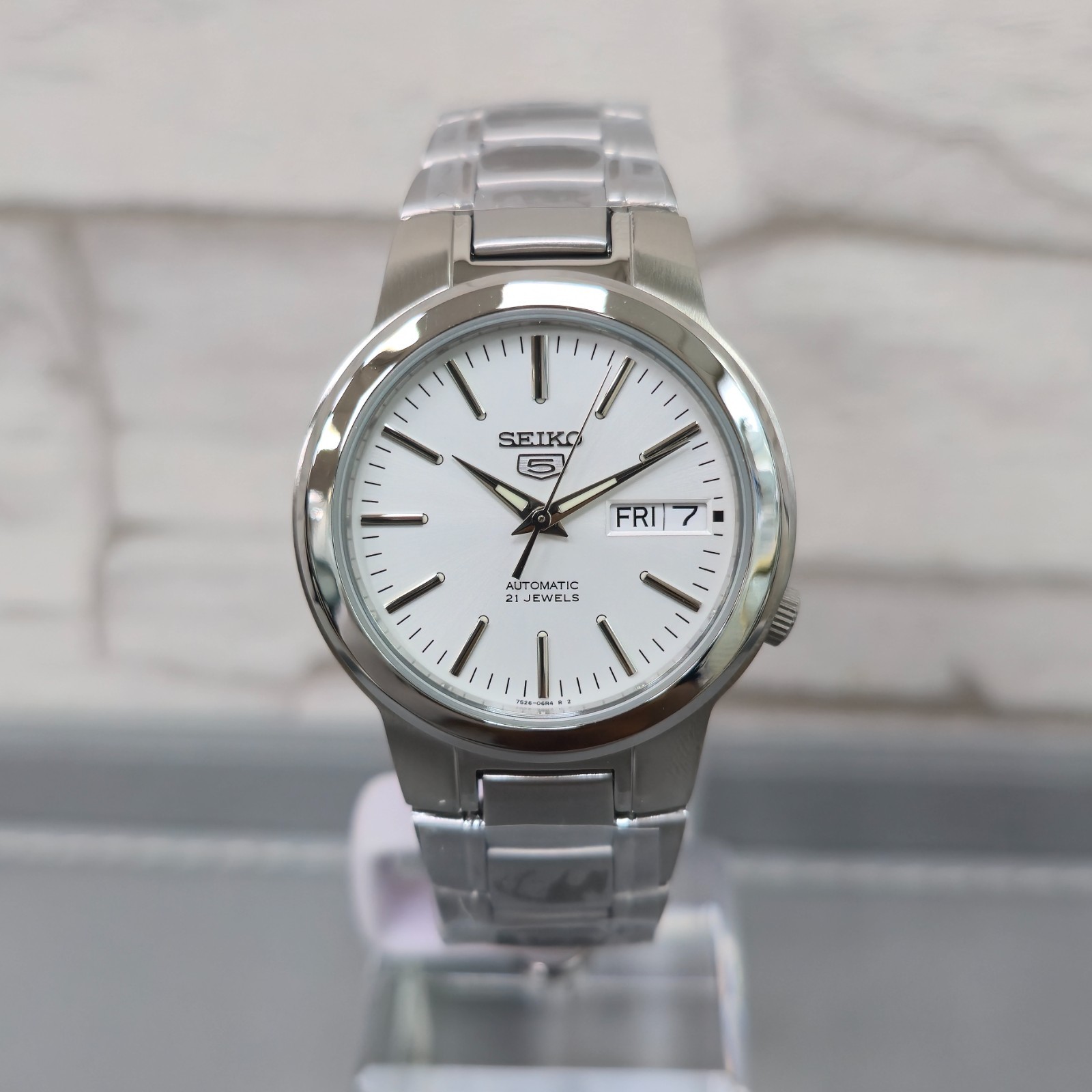 Seiko 5 Automatic SNKA01K1 “White Knight” 37 mm New Full Set Men’s Watch