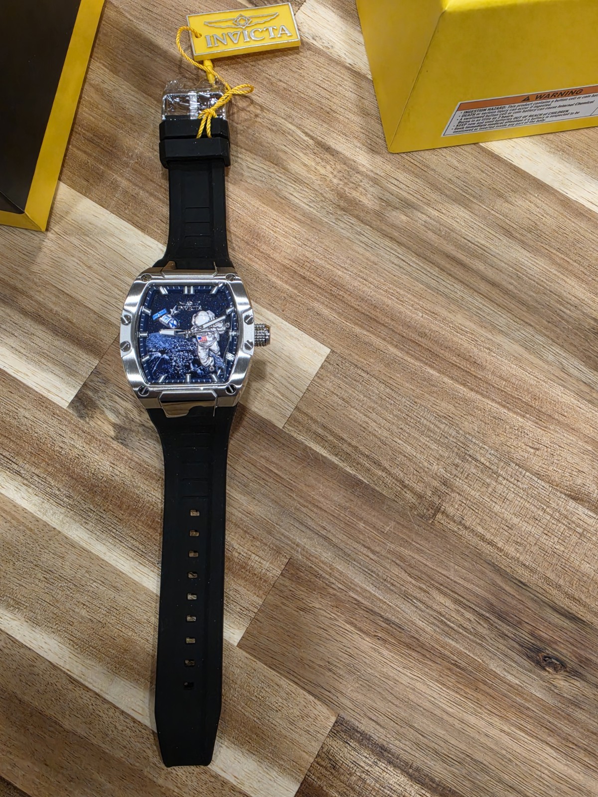 Invicta S1 Rally Moonlander Men’s Watch – 43mm 50643 Blue Glitter Dial New