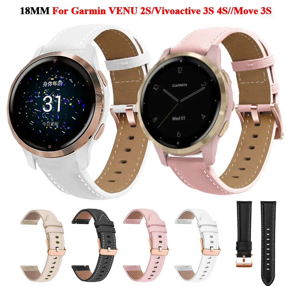 18MM Watch Band Strap For Garmin Venu 2S 255S 265S Vivoactive 4S Vivomove 3S Rey