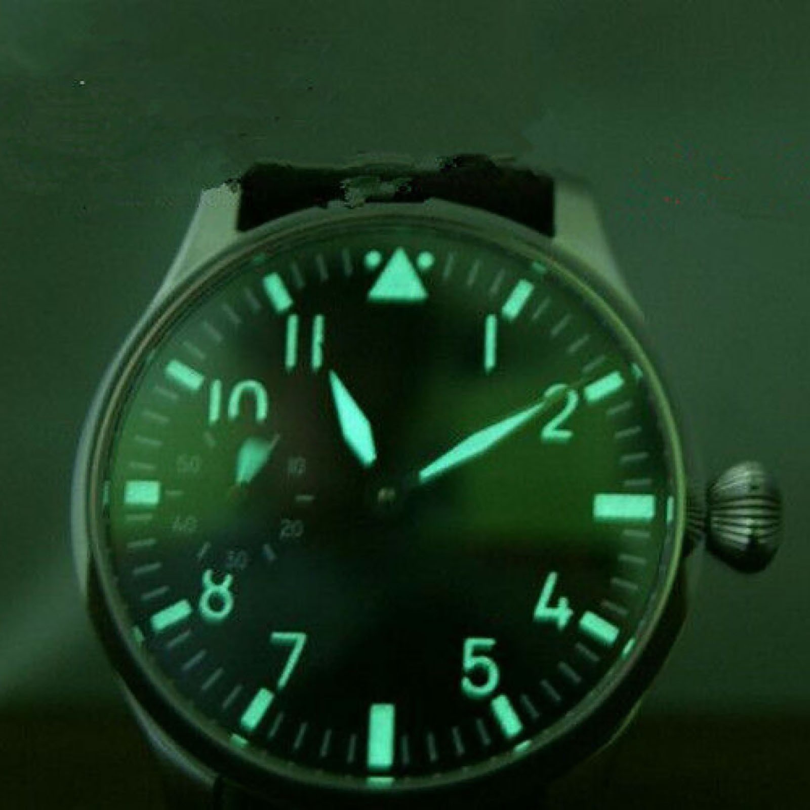 28.9mm Green Luminous Watch Dial Face+Hands For Seagull ST3600 ETA 6497 Movement