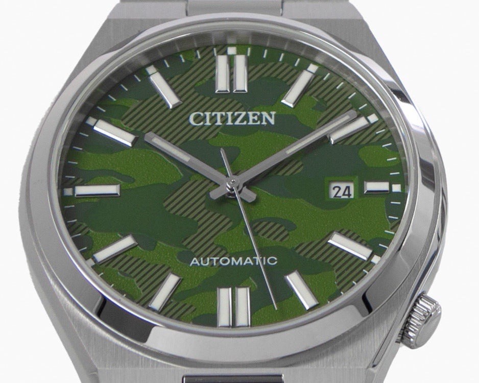 Citizen Tsuyosa NJ0159-86X Automatic Green Camouflage Dial 40mm Sapphire