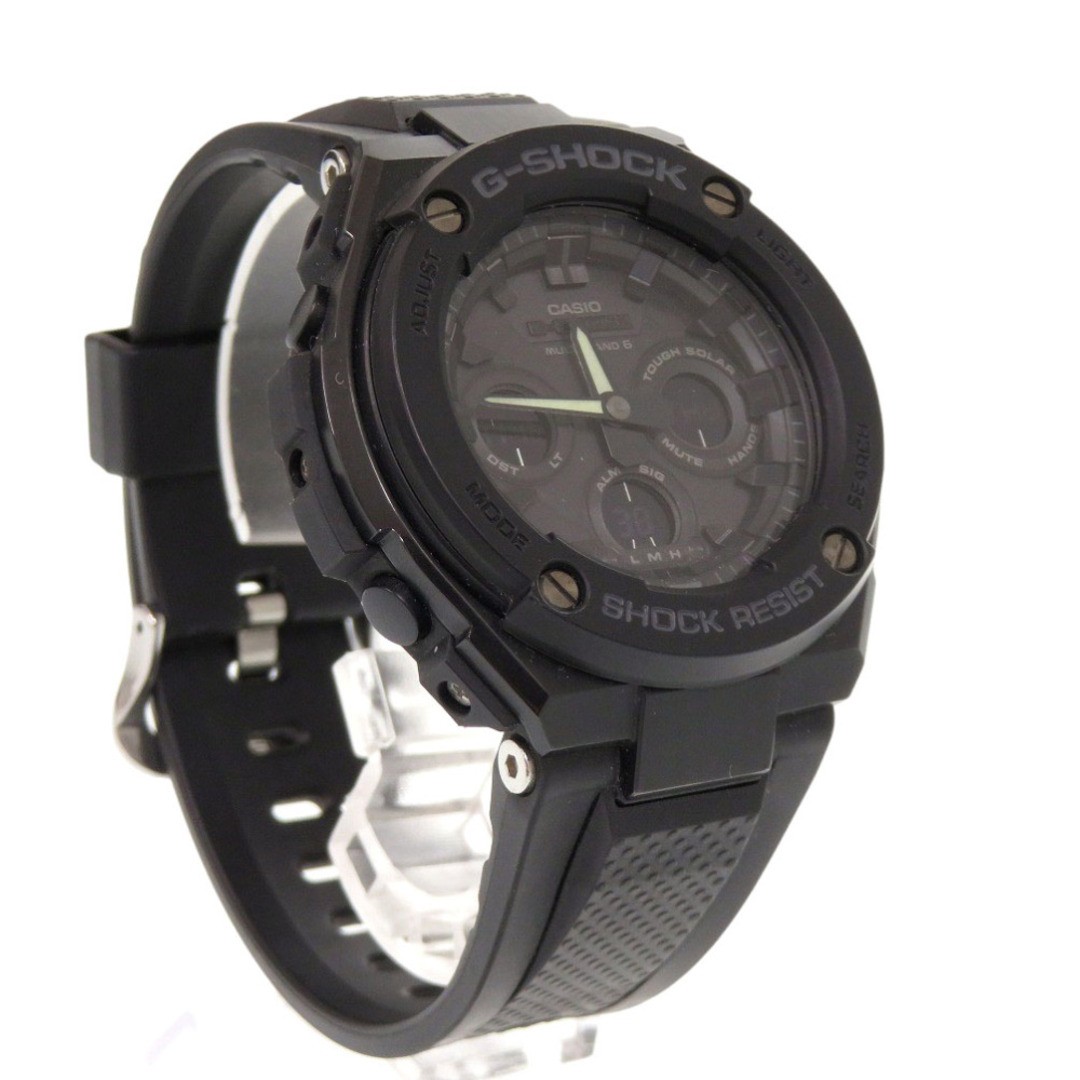 CASIO G SHOCK GST W300G 1A1JF SS Resin Black Tough Solar Watch CASIO